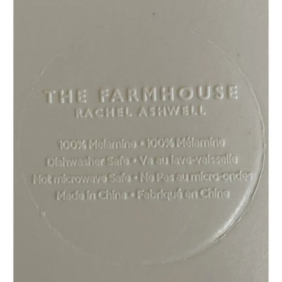 4pc Rachel Ashwell Farmhouse Melamine Spring Floral DRAGONFLY Melamine Bowls New - Picture 6 of 7